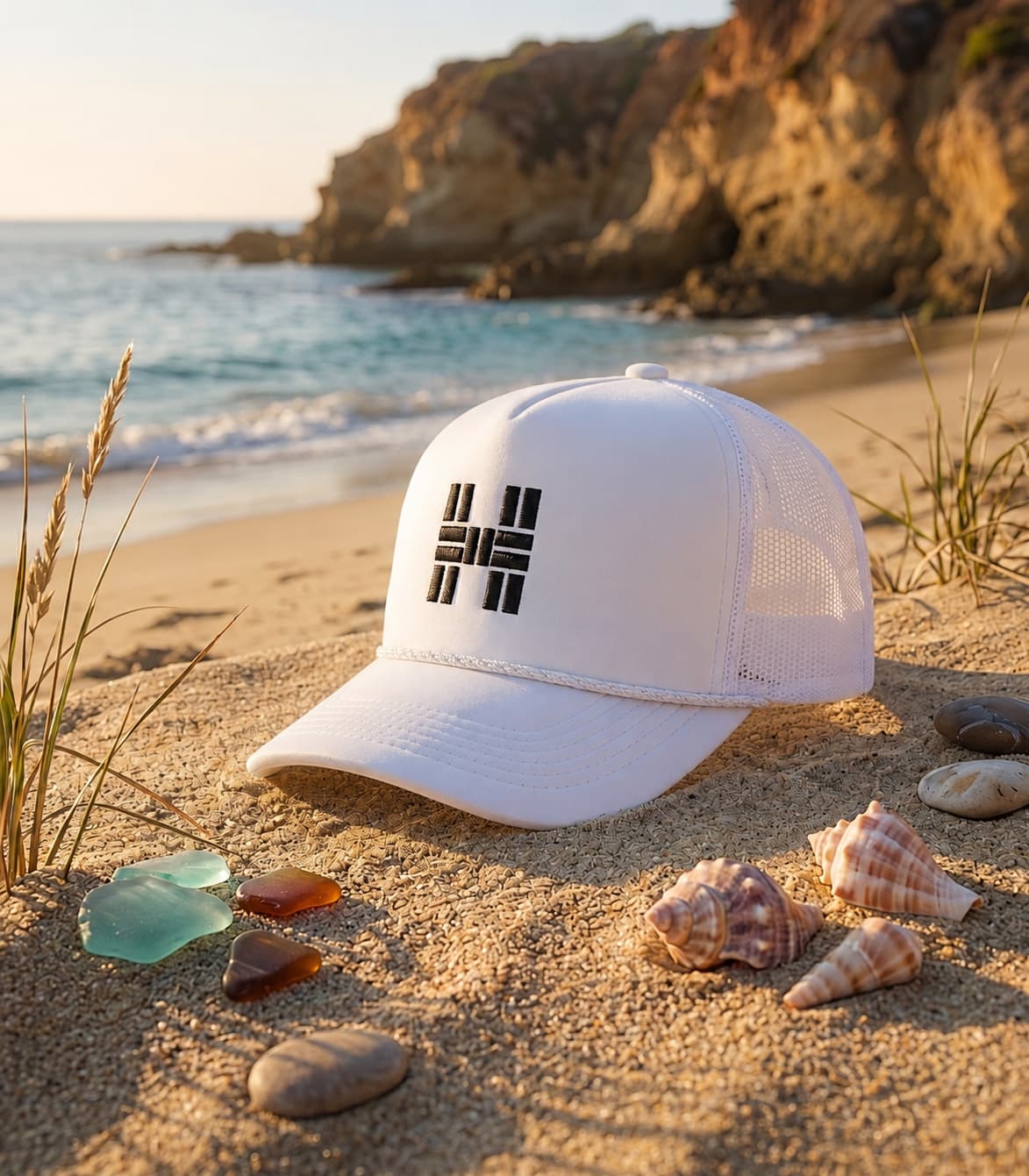 Homeform Structured Hat — White